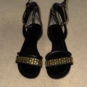 Boutique 9 Black and Gold Sandals